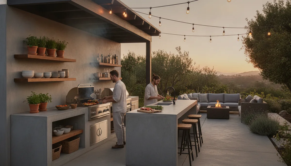 Beat the Heat: Why Moving Your Kitchen Outside is the Ultimate Summer Home Hack visual summary