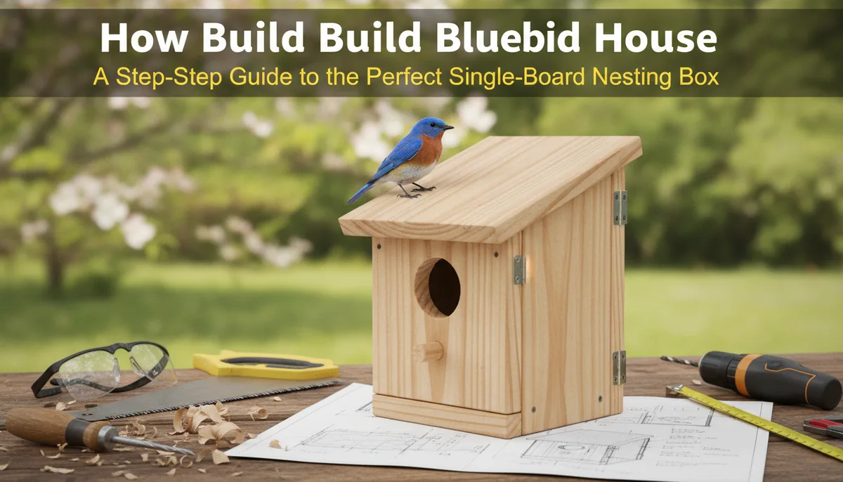 How to Build a Bluebird House: A Step-by-Step Guide to the Perfect Single-Board Nesting Box visual summary