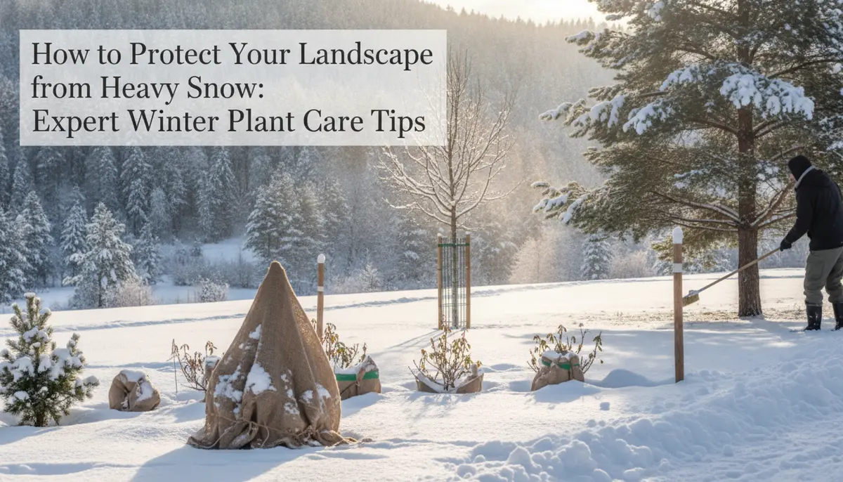 How to Protect Your Landscape from Heavy Snow: Expert Winter Plant Care Tips visual summary