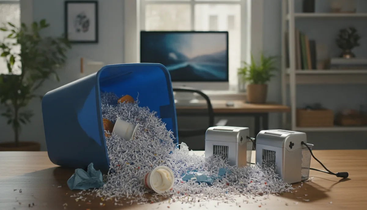 The Shredded Paper Dilemma: Why Your Home Office Waste Might Be Unrecyclable visual summary