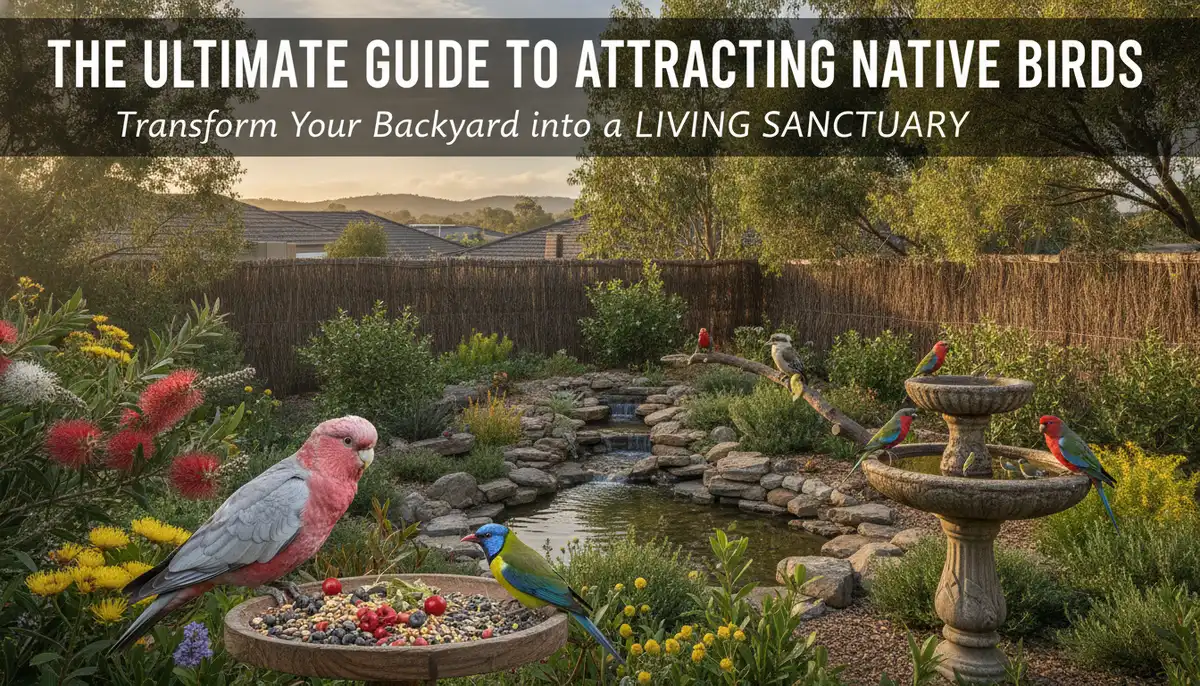 The Ultimate Guide to Attracting Native Birds: Transform Your Backyard into a Living Sanctuary visual summary